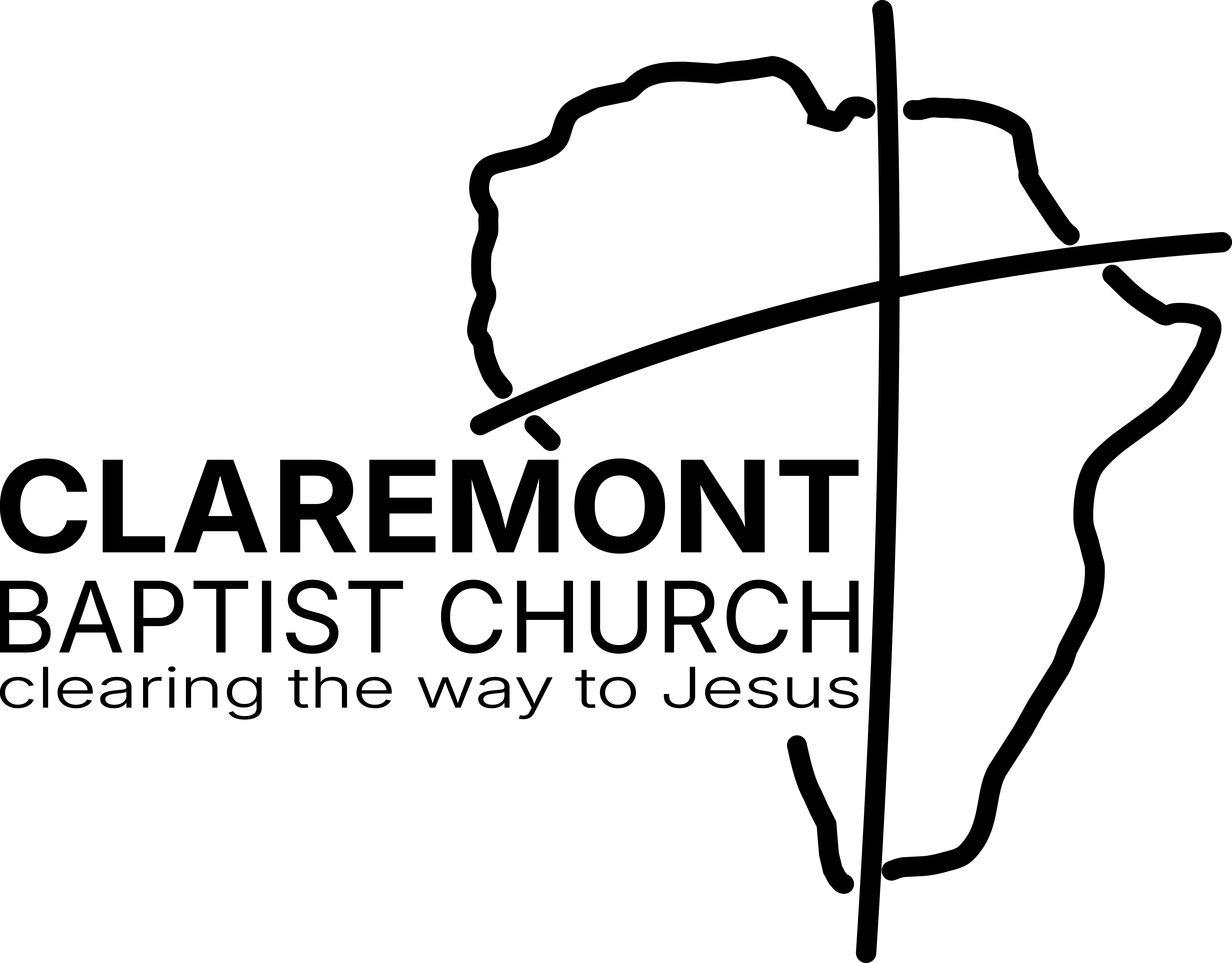 Claremont Baptist Church full logo